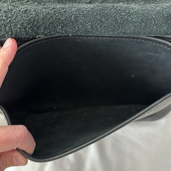 Vintage Coach Stewardess Bag Black Crossbody Messanger Bag - Picture 6 of 16